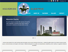 Tablet Screenshot of maverickelectric.com